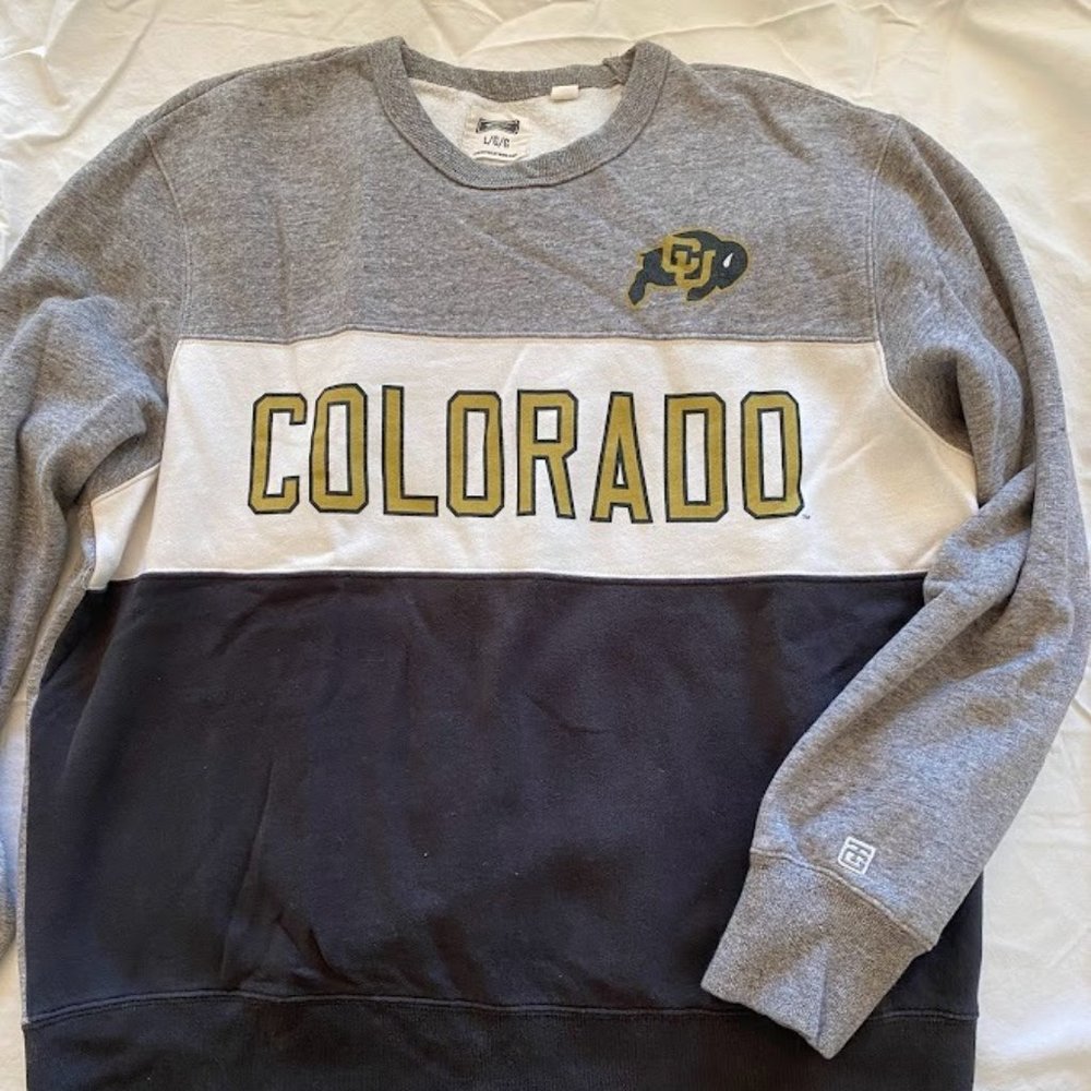 Colorado University Crew Neck Sweatshirt